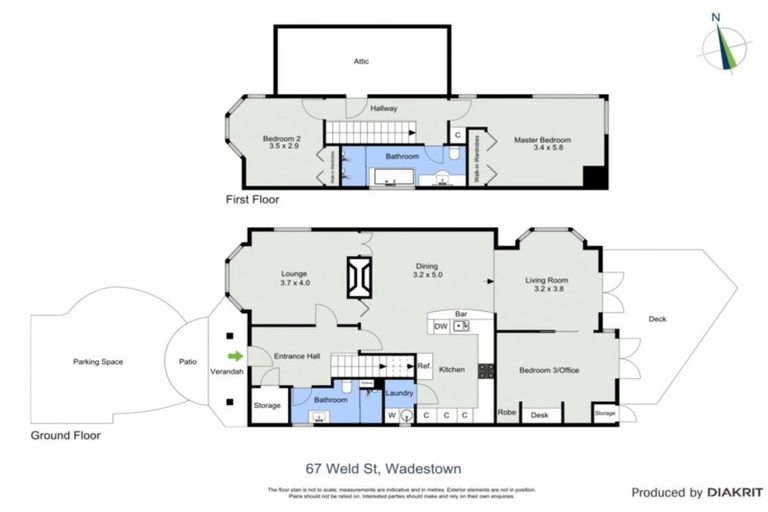 Photo of property in 67 Weld Street, Wadestown, Wellington, 6012