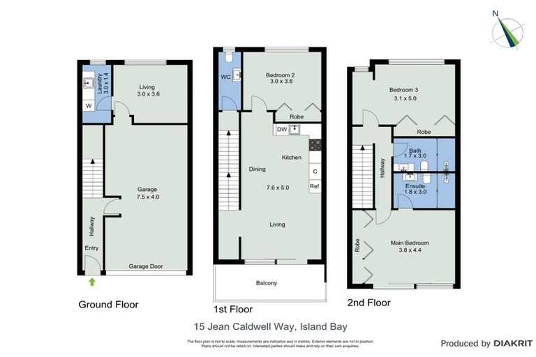 Photo of property in 15 Jean Caldwell Way, Island Bay, Wellington, 6023