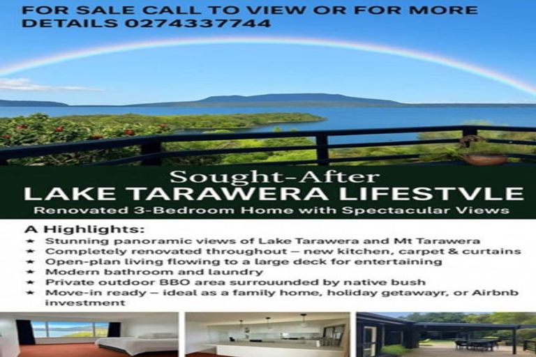 Photo of property in 62 Spencer Road, Lake Tarawera, Rotorua, 3076