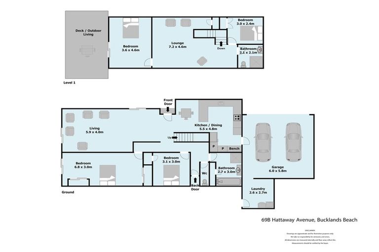 Photo of property in 69b Hattaway Avenue, Bucklands Beach, Auckland, 2012