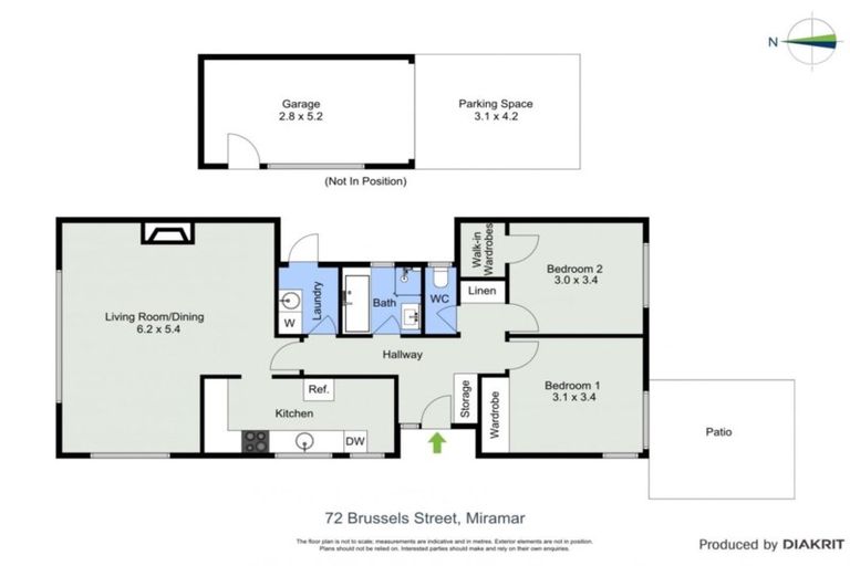 Photo of property in 72 Brussels Street, Miramar, Wellington, 6022