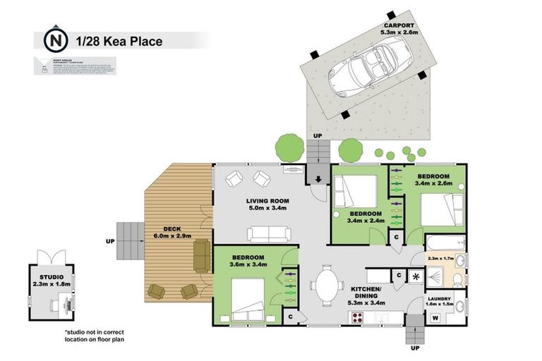 Photo of property in 1/28 Kea Place, Mangere Bridge, Auckland, 2022