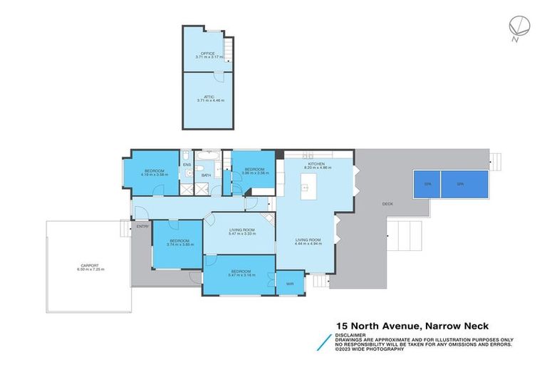 Photo of property in 15 North Avenue, Narrow Neck, Auckland, 0624