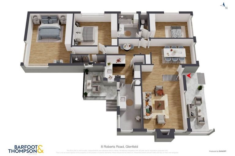 Photo of property in 8 Roberts Road, Glenfield, Auckland, 0629