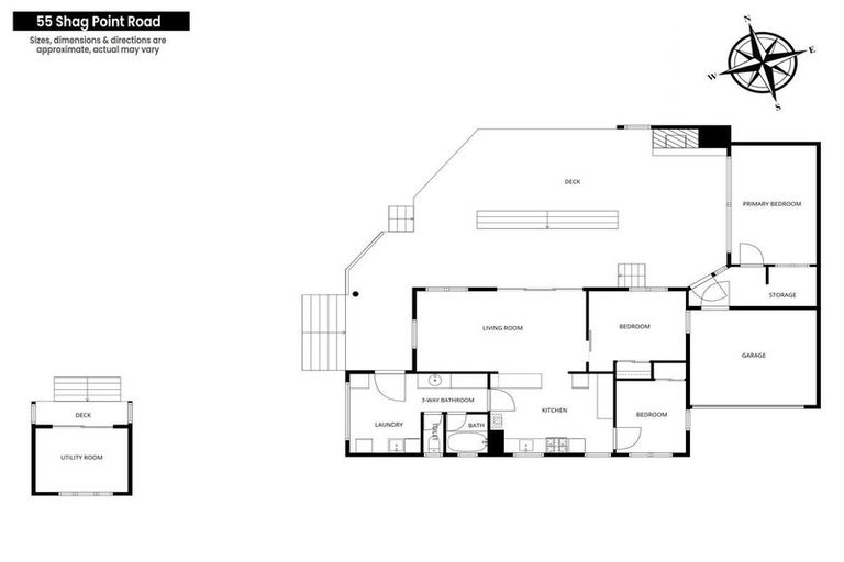 Photo of property in 55 Shag Point Road, Shag Point, Palmerston, 9482