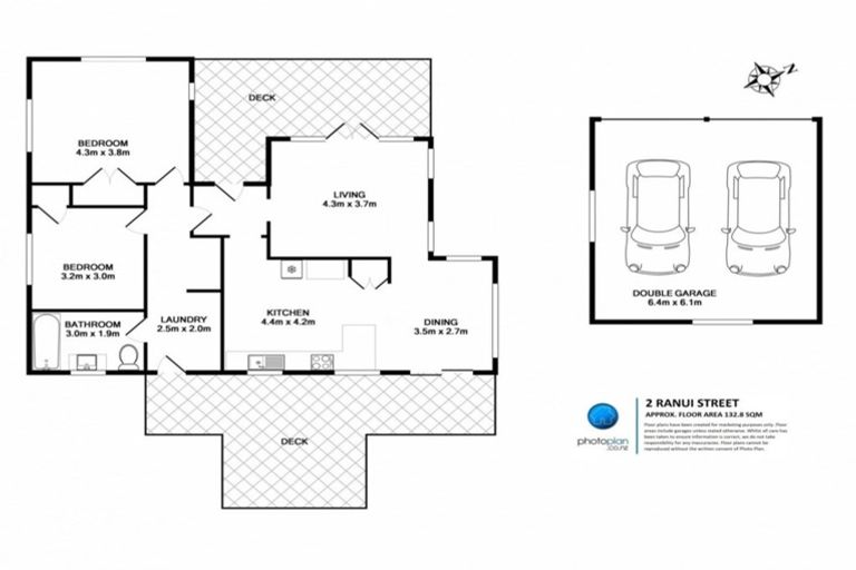 Photo of property in 2 Ranui Street, Dinsdale, Hamilton, 3204