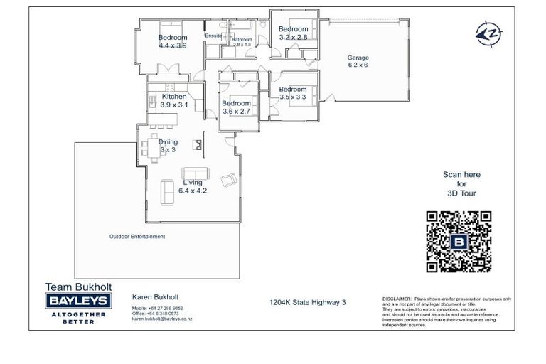 Photo of property in 1204k State Highway 3, Kai Iwi, Whanganui, 4574