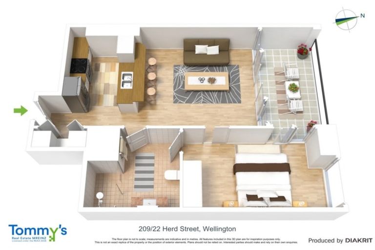 Photo of property in Chaffers Dock, 209/22 Herd Street, Te Aro, Wellington, 6011