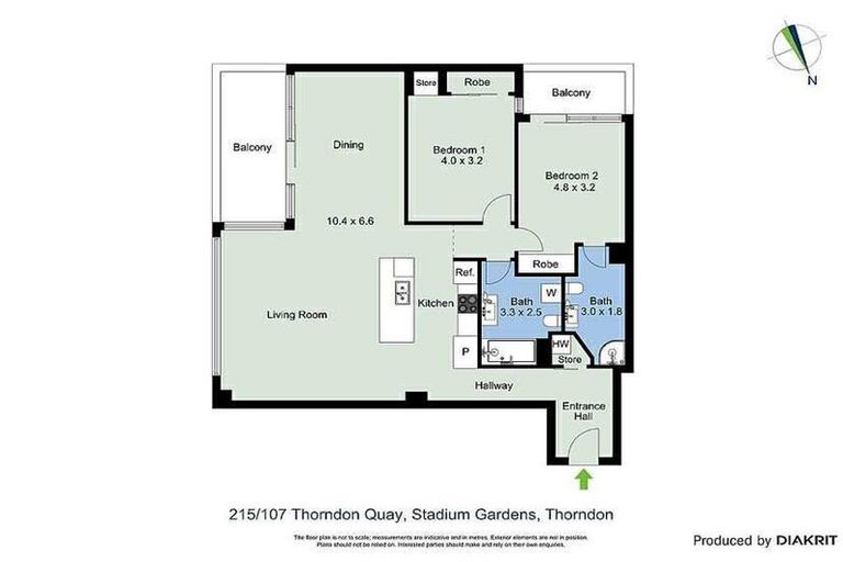 Photo of property in Stadium Garden Flats, 215/107 Thorndon Quay, Pipitea, Wellington, 6011