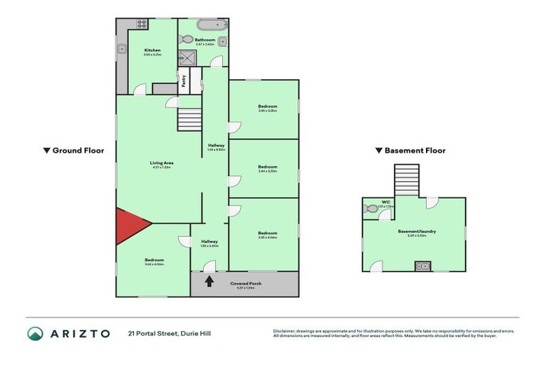 Photo of property in 21 Portal Street, Durie Hill, Whanganui, 4500