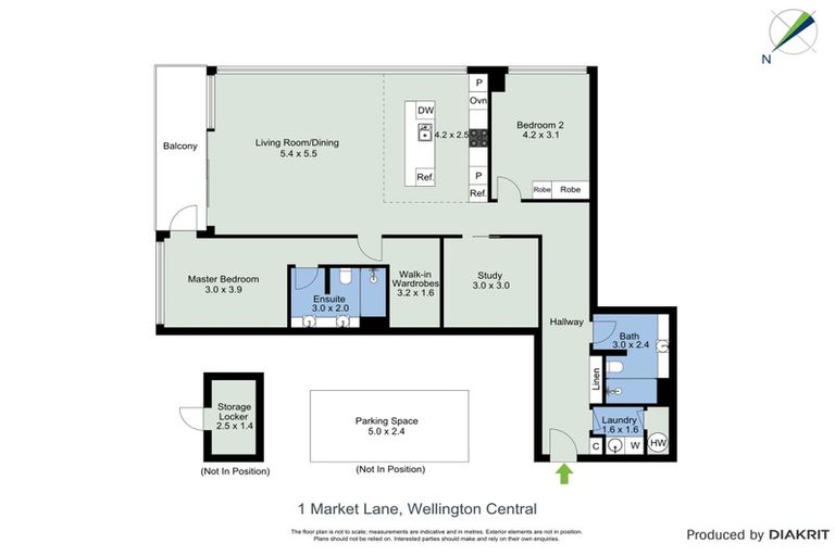 Photo of property in 903/1 Market Lane, Wellington Central, Wellington, 6011