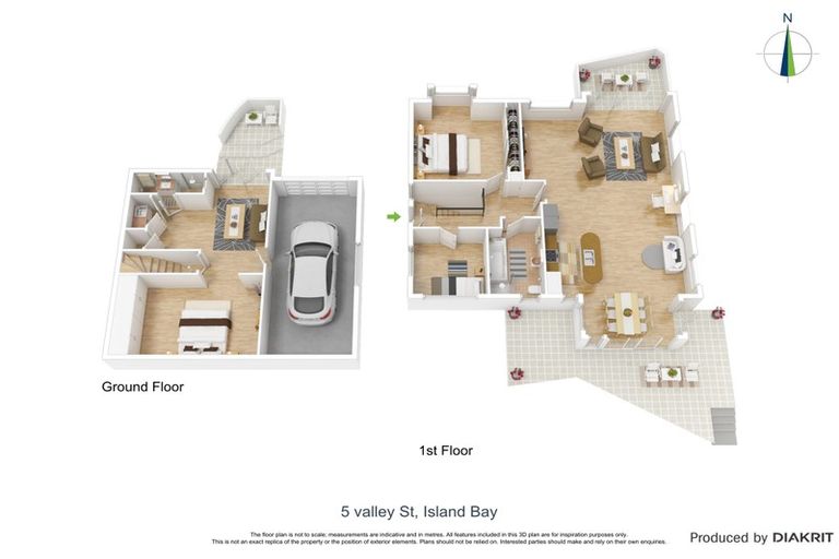 Photo of property in 5 Valley Street, Island Bay, Wellington, 6023