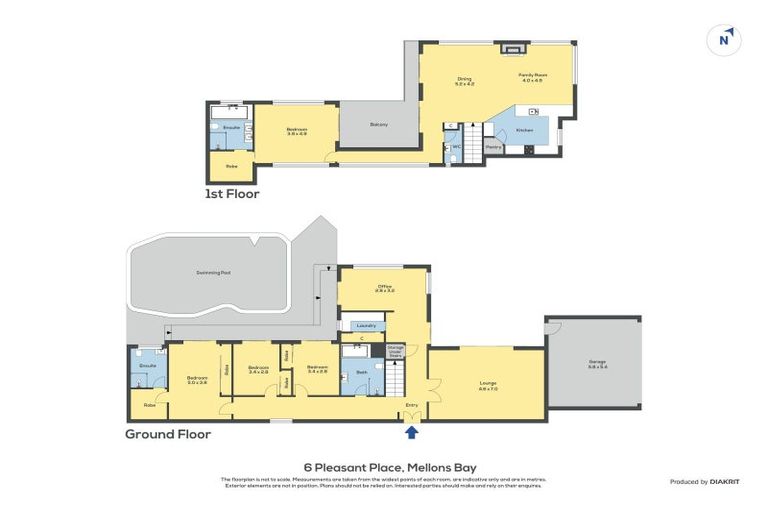 Photo of property in 6 Pleasant Place, Mellons Bay, Auckland, 2014