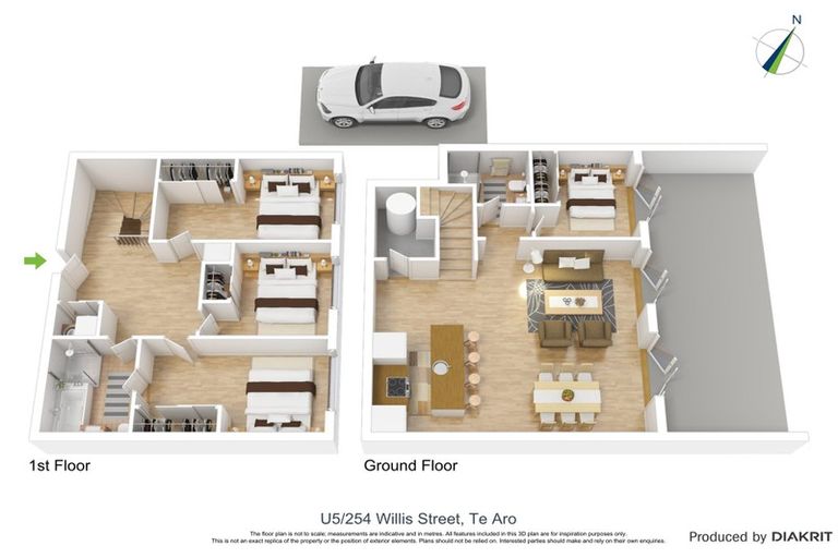 Photo of property in Augusta Apartments, 5/254 Willis Street, Te Aro, Wellington, 6011