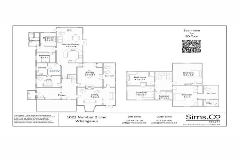 Photo of property in 1022 No 2 Line, Fordell, Whanganui, 4572