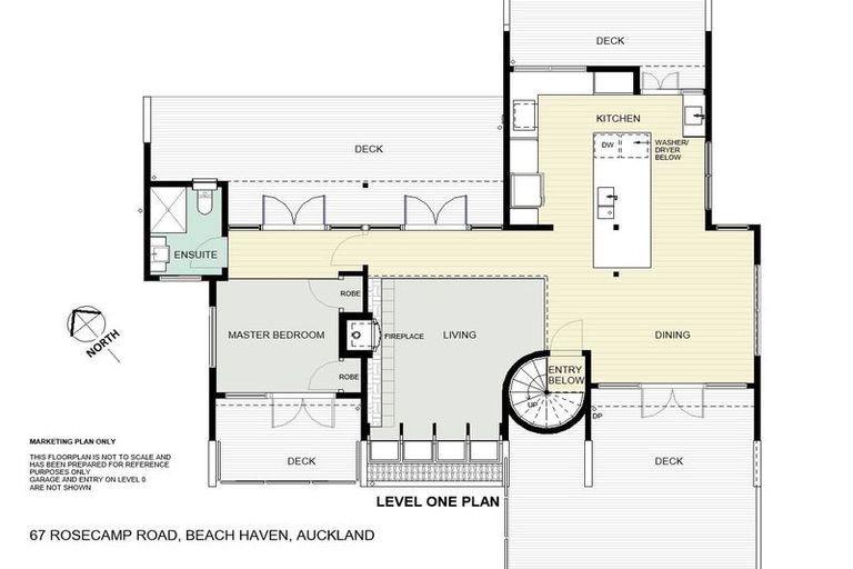 Photo of property in 67 Rosecamp Road, Beach Haven, Auckland, 0626