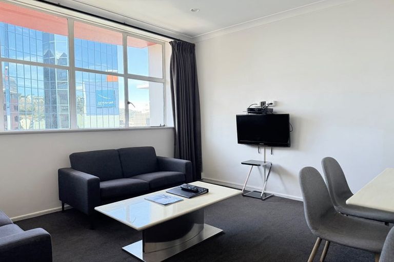 Photo of property in Terrace Garden Apartments, 10f/120 The Terrace, Wellington Central, Wellington, 6011