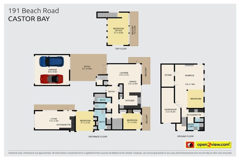 Photo of property in 191 Beach Road, Castor Bay, Auckland, 0620