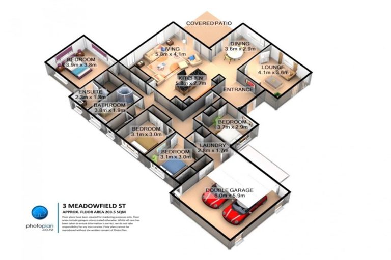 Photo of property in 3 Meadowfield Street, Flagstaff, Hamilton, 3210