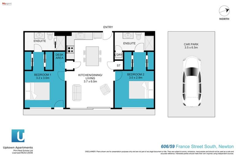 Photo of property in 59 France, 606/59 France Street South, Eden Terrace, Auckland, 1010