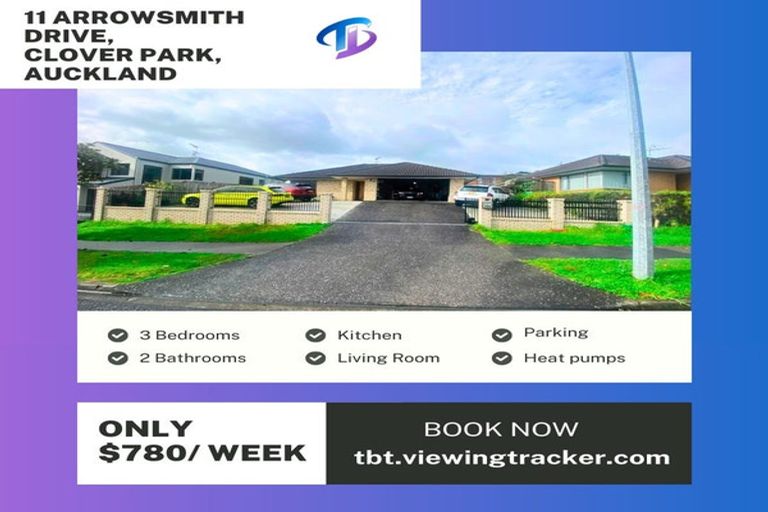 Photo of property in 11 Arrowsmith Drive, Clover Park, Auckland, 2019