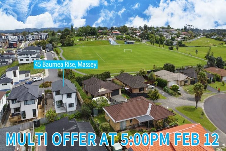 Photo of property in 45 Baumea Rise, Massey, Auckland, 0614