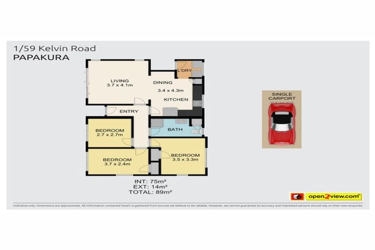 Photo of property in 1/59 Kelvin Road, Papakura, 2110