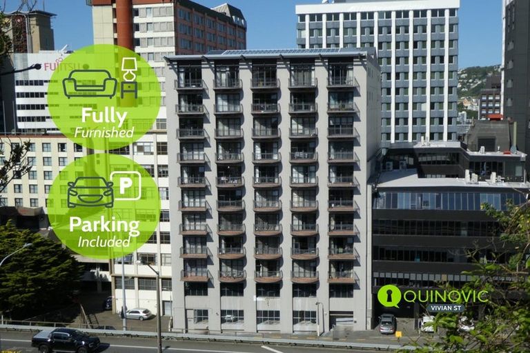 Photo of property in Atrium Towers, 9f/154 The Terrace, Wellington Central, Wellington, 6011