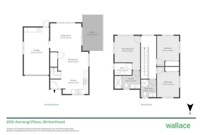 Photo of property in 22d Aorangi Place, Birkenhead, Auckland, 0626