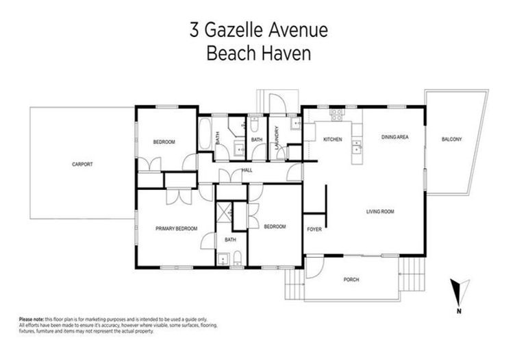 Photo of property in 3 Gazelle Avenue, Beach Haven, Auckland, 0626