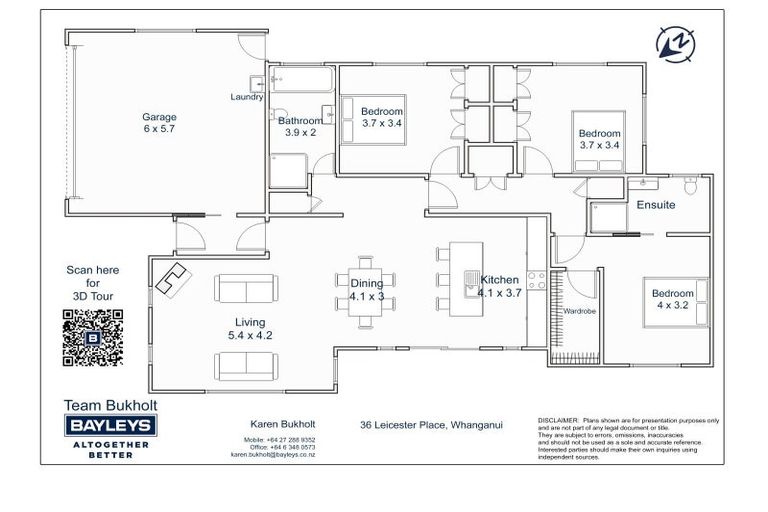 Photo of property in 36 Leicester Place, Springvale, Whanganui, 4501