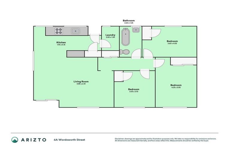 Photo of property in 6a Wordsworth Street, Gonville, Whanganui, 4501