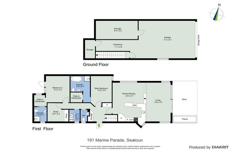 Photo of property in 191 Marine Parade, Seatoun, Wellington, 6022