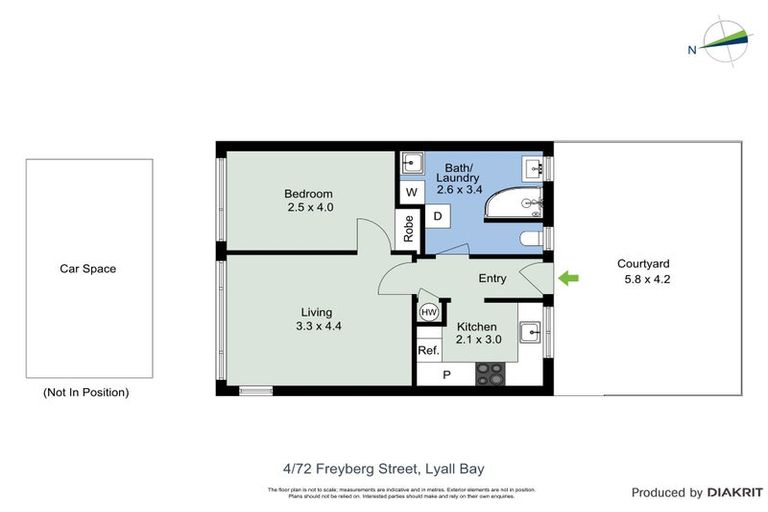Photo of property in 4/72 Freyberg Street, Lyall Bay, Wellington, 6022