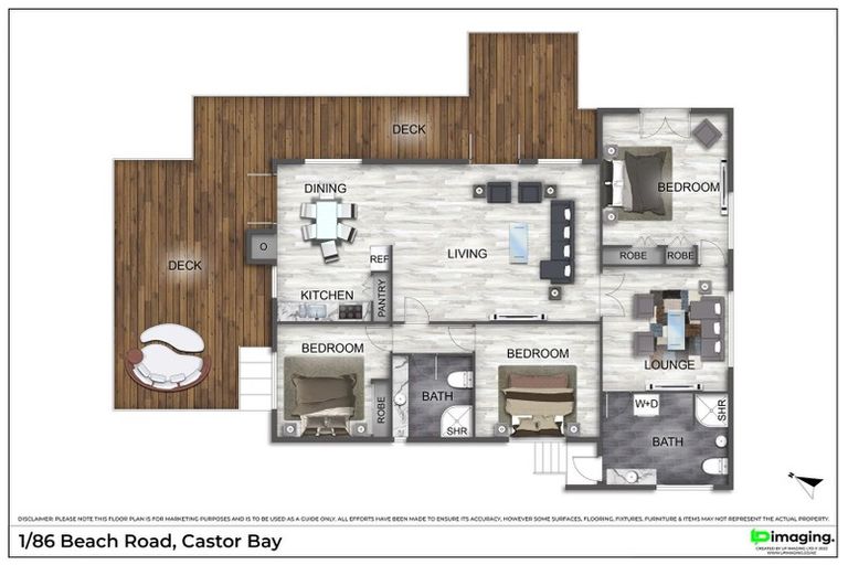 Photo of property in 1/86 Beach Road, Castor Bay, Auckland, 0620