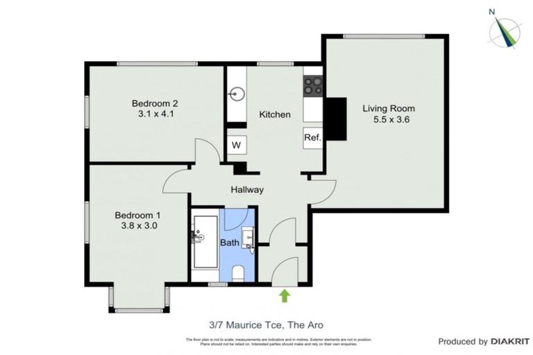 Photo of property in Ambassador Flats, 3/7 Maurice Terrace, Te Aro, Wellington, 6011