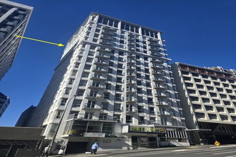 Photo of property in Terrace Heights Apartments, 14d/163 The Terrace, Wellington Central, Wellington, 6011