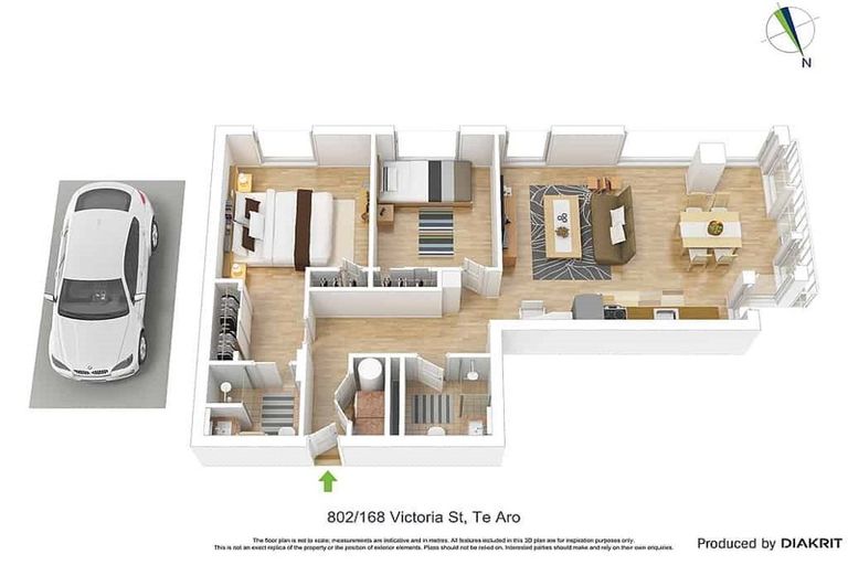 Photo of property in Vsp South, 802/168 Victoria Street, Te Aro, Wellington, 6011