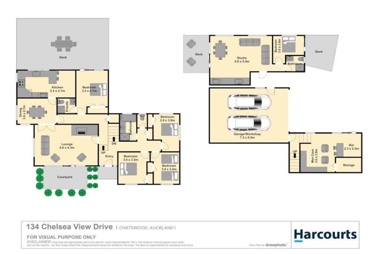 Photo of property in 134 Chelsea View Drive, Chatswood, Auckland, 0626