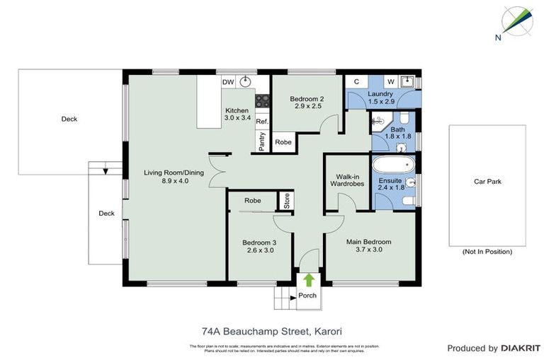 Photo of property in 74a Beauchamp Street, Karori, Wellington, 6012