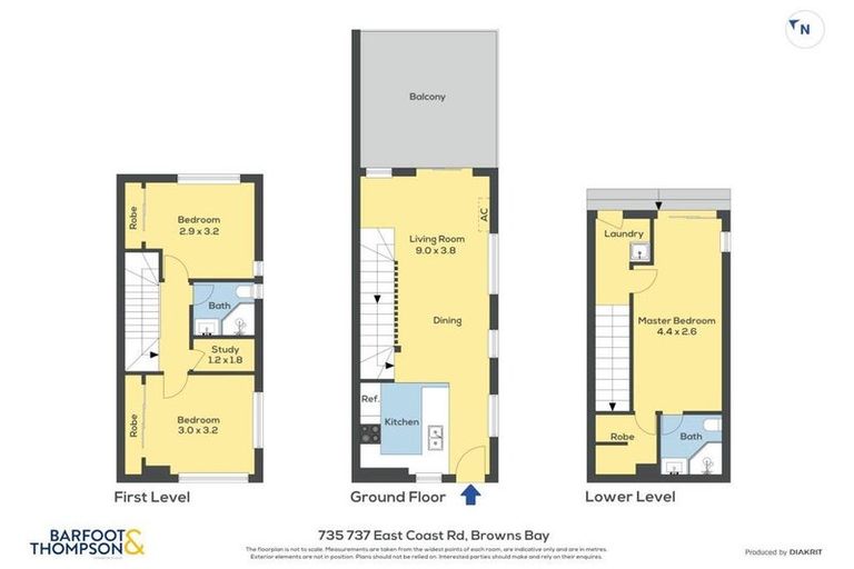 Photo of property in 1/735 East Coast Road, Browns Bay, Auckland, 0630