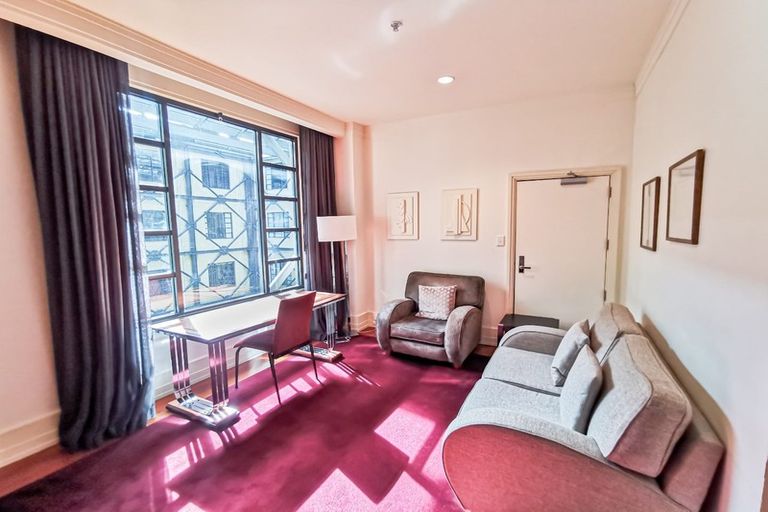 Photo of property in The Heritage Hotel Apartments, 608/35 Hobson Street, Auckland Central, Auckland, 1010