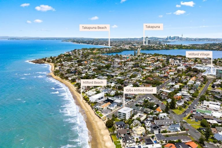 Photo of property in Seaview Apartments, 10/64 Milford Road, Milford, Auckland, 0620