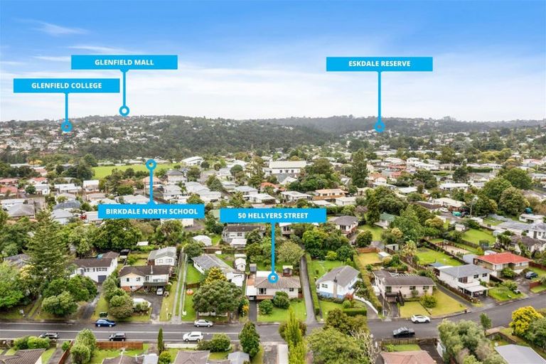 Photo of property in 50 Hellyers Street, Birkdale, Auckland, 0626