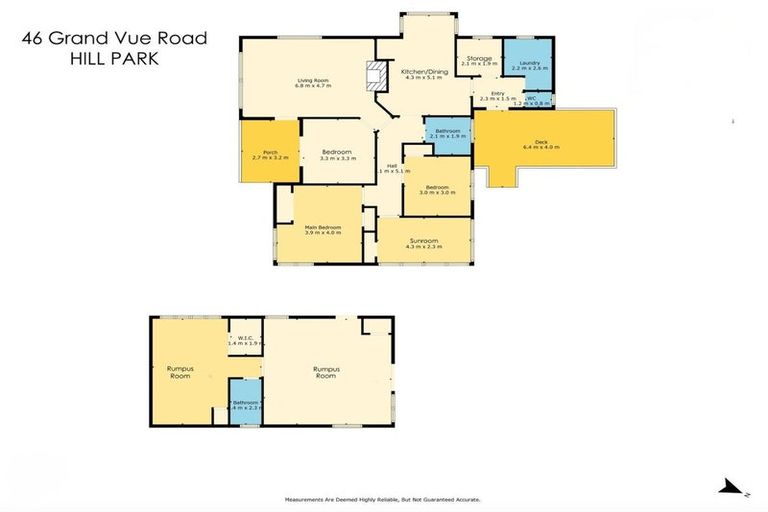 Photo of property in 46 Grande Vue Road, Hillpark, Auckland, 2102