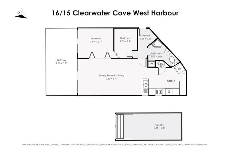 Photo of property in 16/15 Clearwater Cove, West Harbour, Auckland, 0618