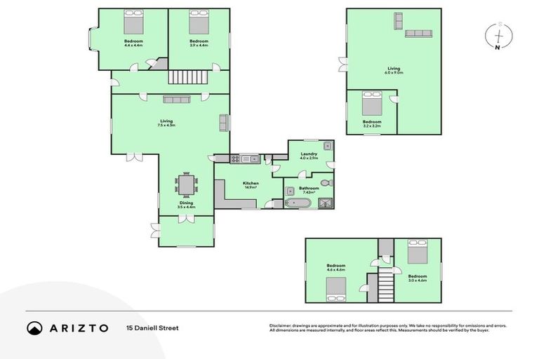 Photo of property in 15 Daniell Street, Bulls, 4818