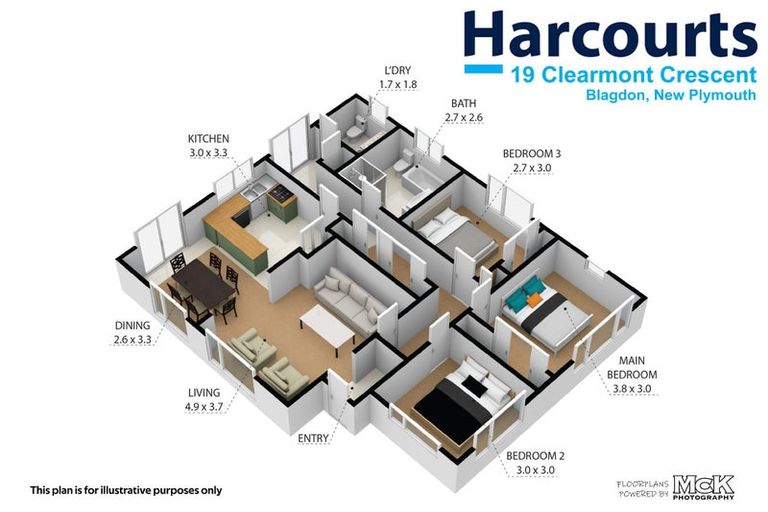 Photo of property in 19 Clearmont Crescent, Blagdon, New Plymouth, 4310