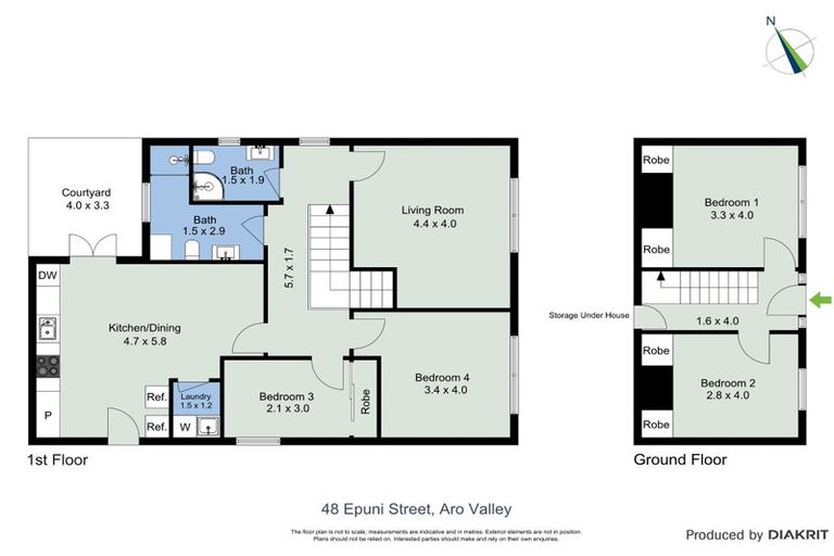 Photo of property in 48 Honiana Te Puni Street, Aro Valley, Wellington, 6021