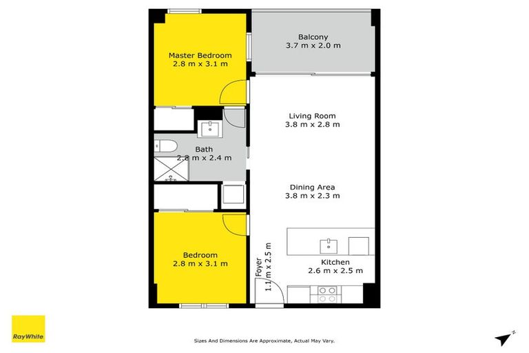 Photo of property in 417/19 Rawene Road, Birkenhead, Auckland, 0626